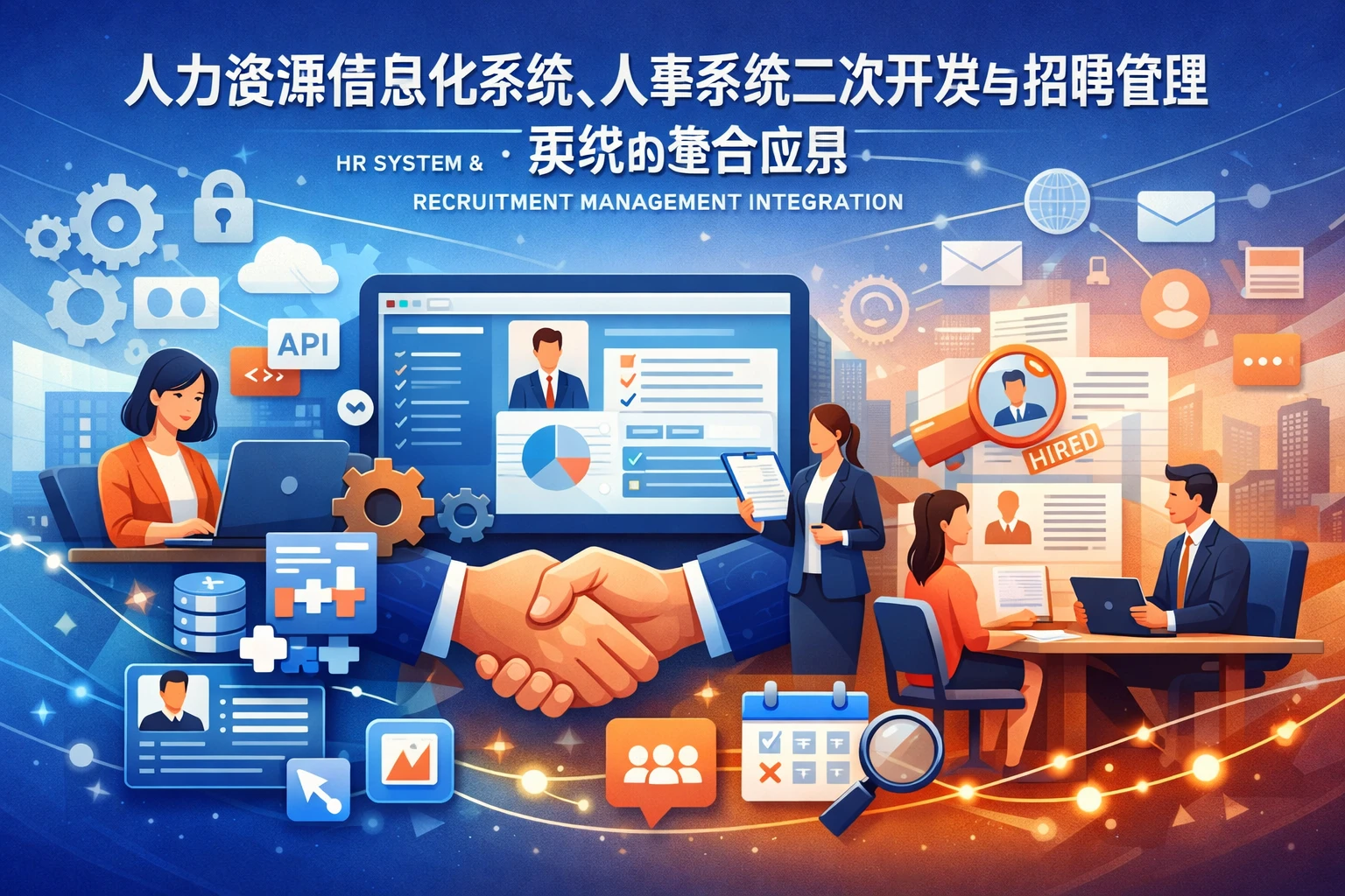 人力资源信息化系统、人事系统二次开发与招聘管理系统的整合应用