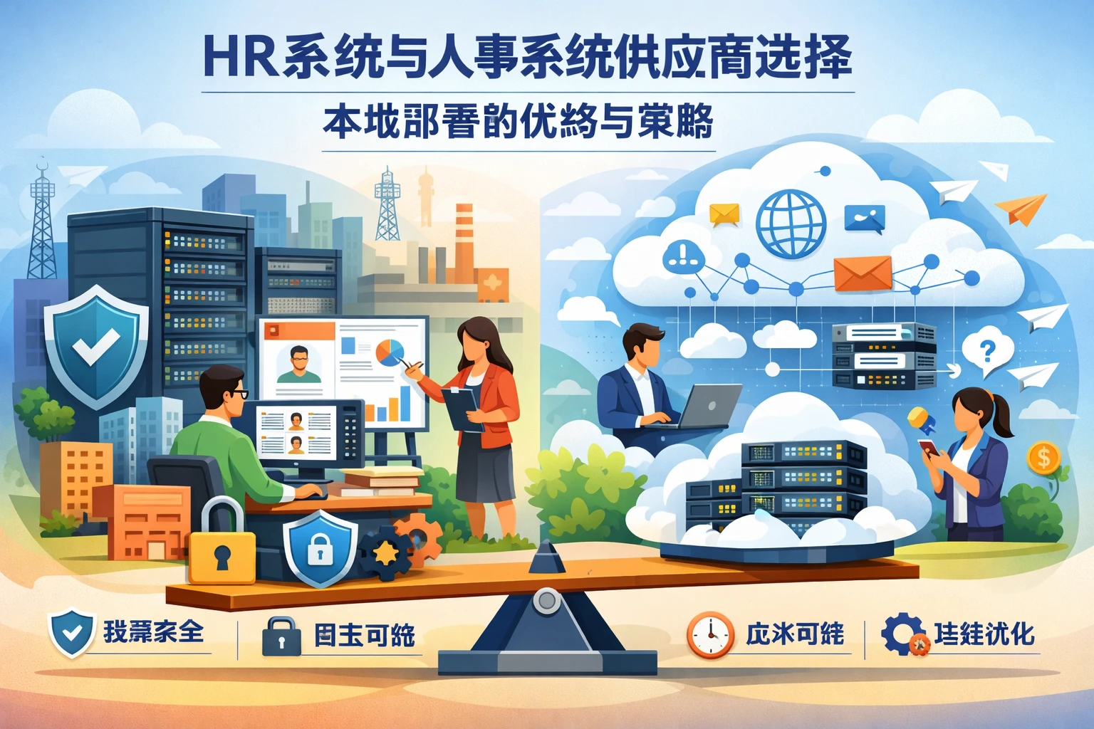 HR系统与人事系统供应商选择：本地部署的优势与策略