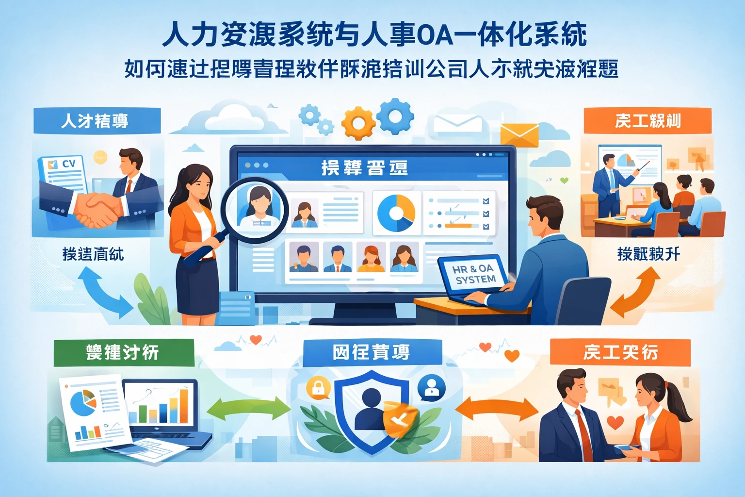 人力资源系统与人事OA一体化系统如何通过招聘管理软件解决培训公司人才流失难题