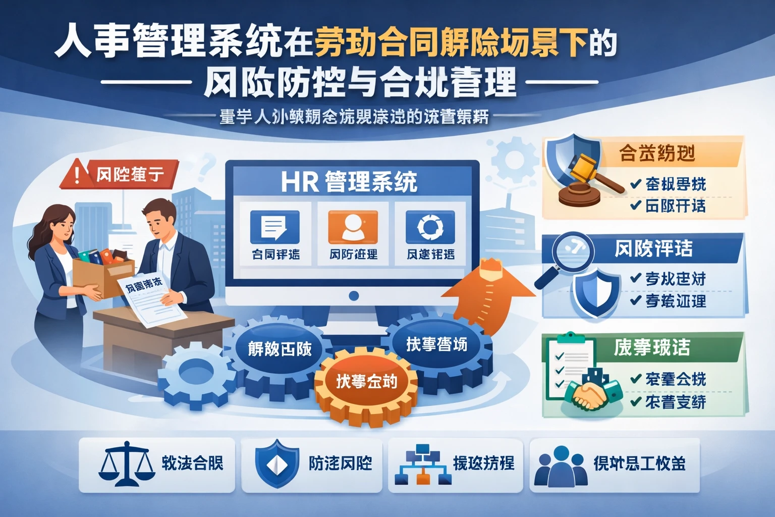人事管理系统在劳动合同解除场景下的风险防控与合规管理——基于人力资源全流程系统的深度解析