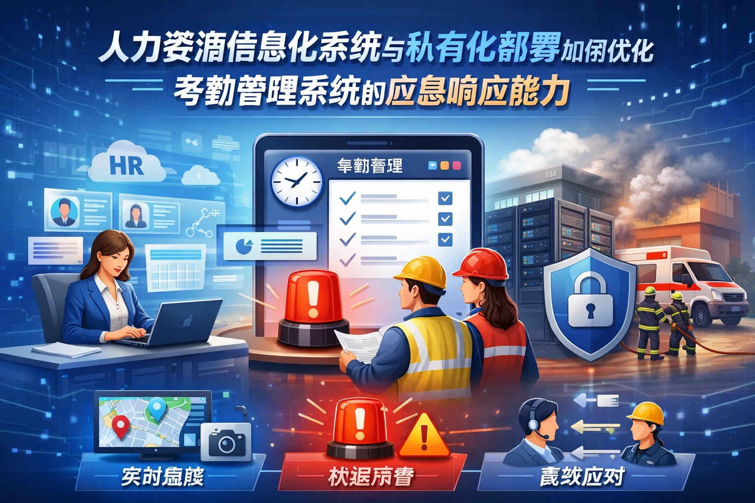 人力资源信息化系统与私有化部署如何优化考勤管理系统的应急响应能力
