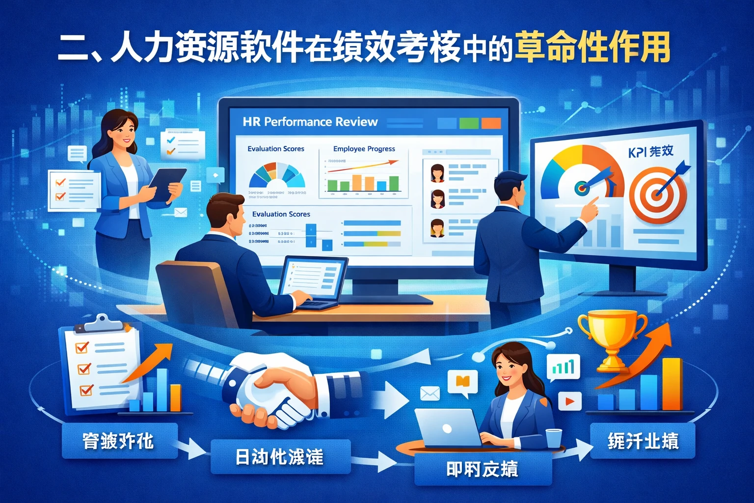 二、人力资源软件在绩效考核中的革命性作用