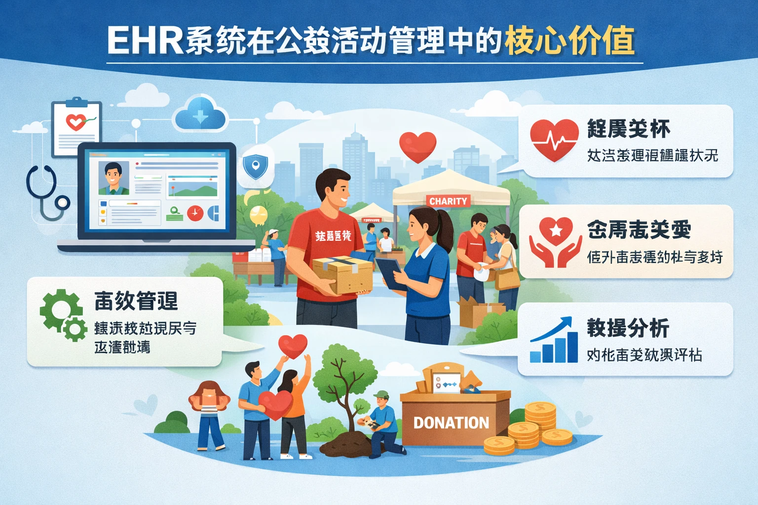 EHR系统在公益活动管理中的核心价值