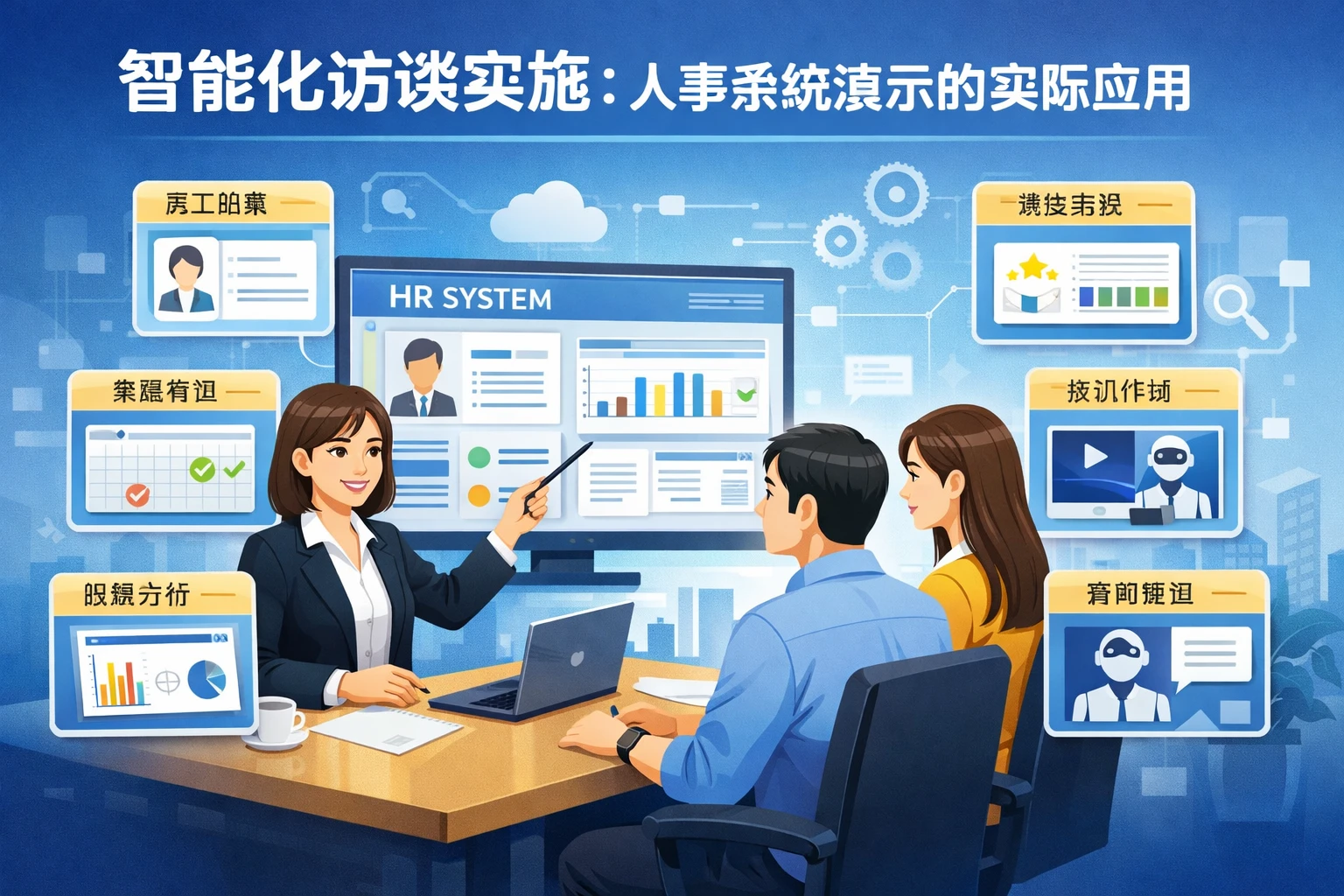 智能化访谈实施：人事系统演示的实际应用