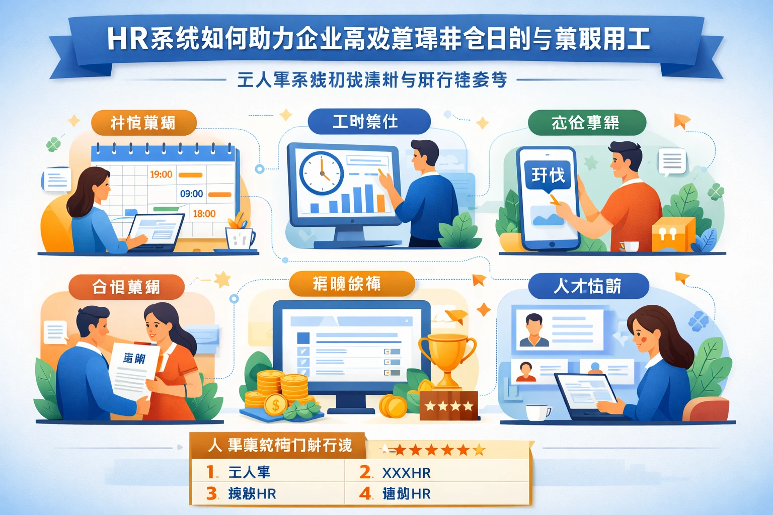 HR系统如何助力企业高效管理非全日制与兼职用工 - 云人事系统功能解析与排行榜参考