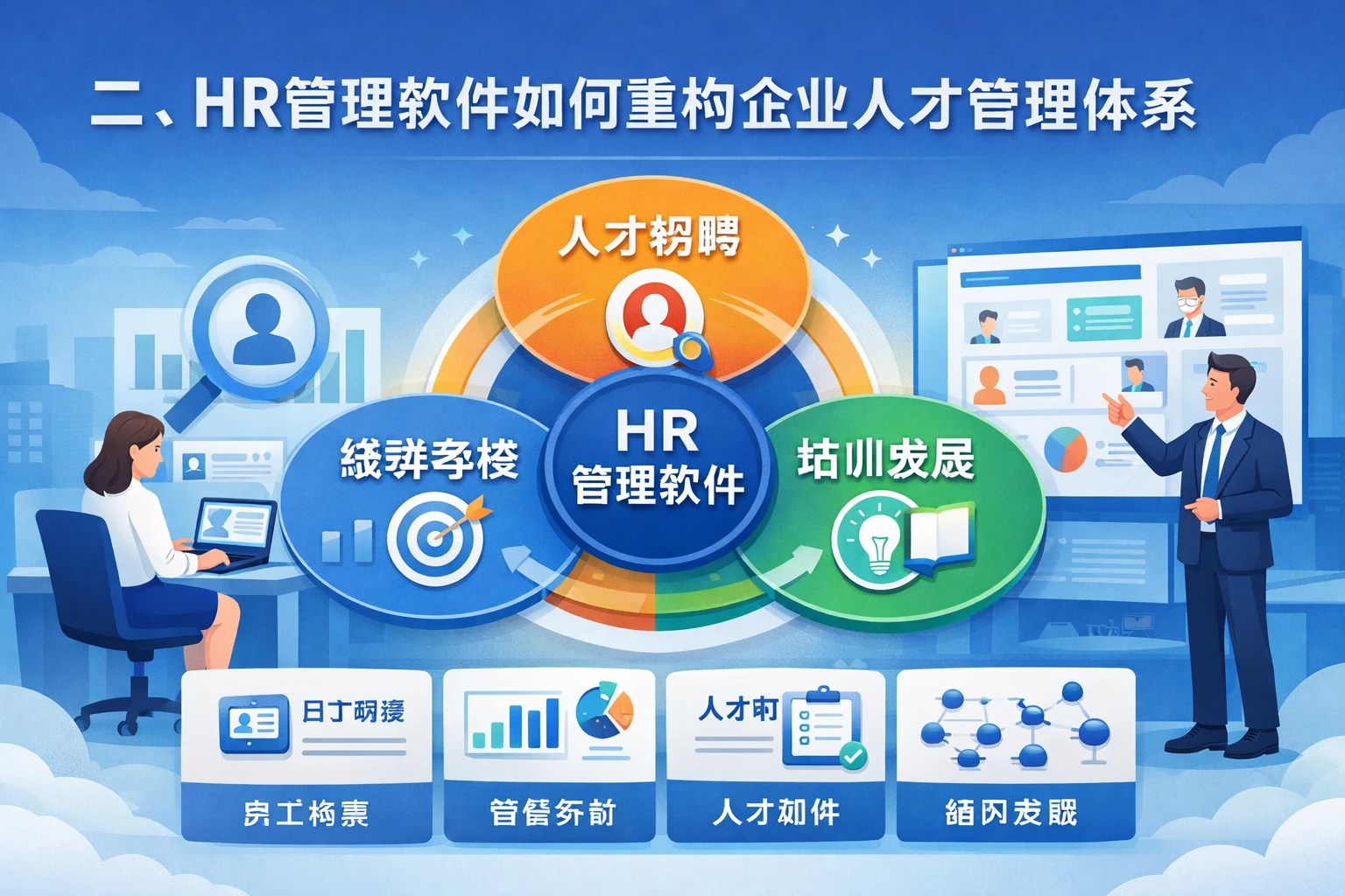 二、HR管理软件如何重构企业人才管理体系