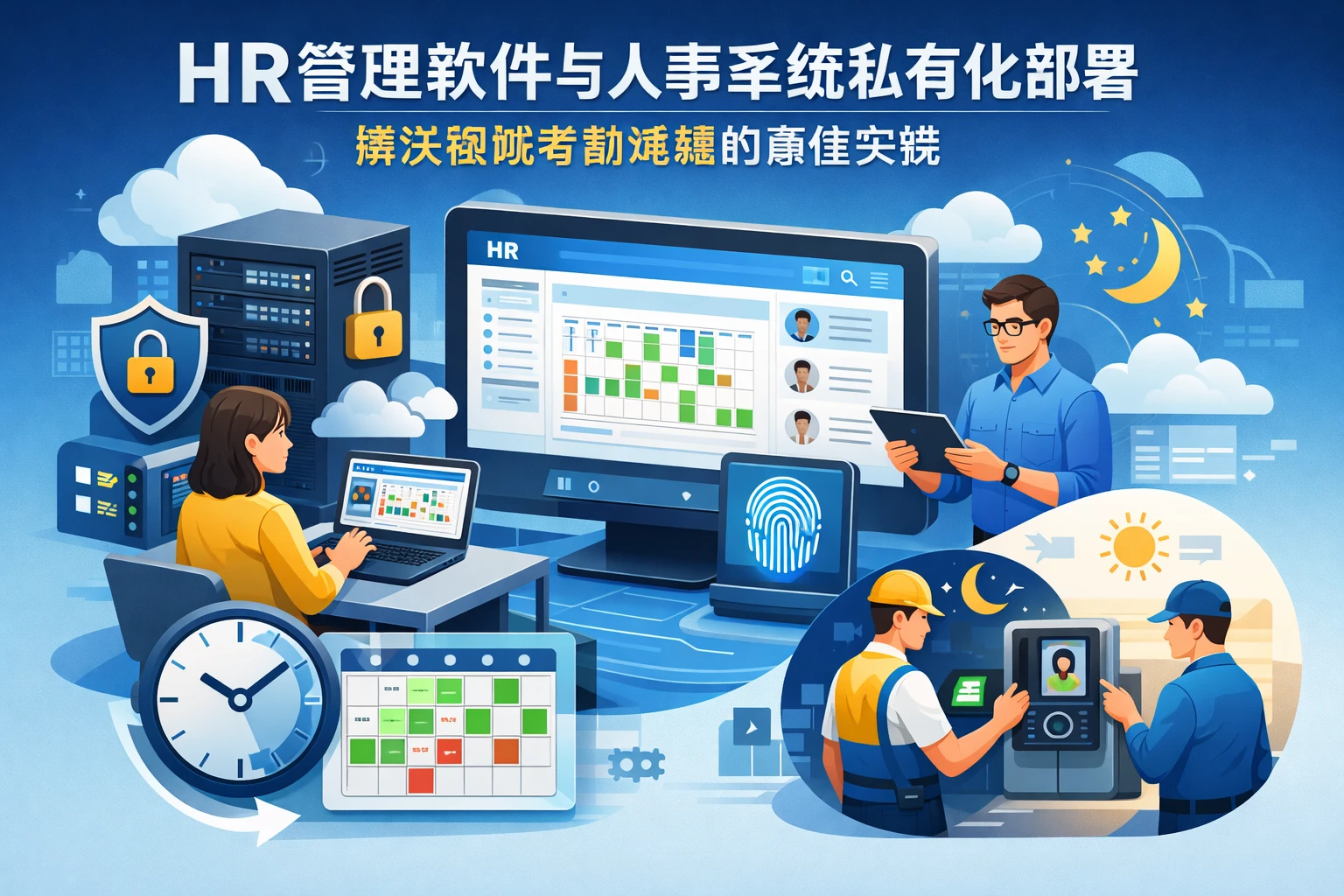 HR管理软件与人事系统私有化部署:解决倒班考勤难题的最佳实践