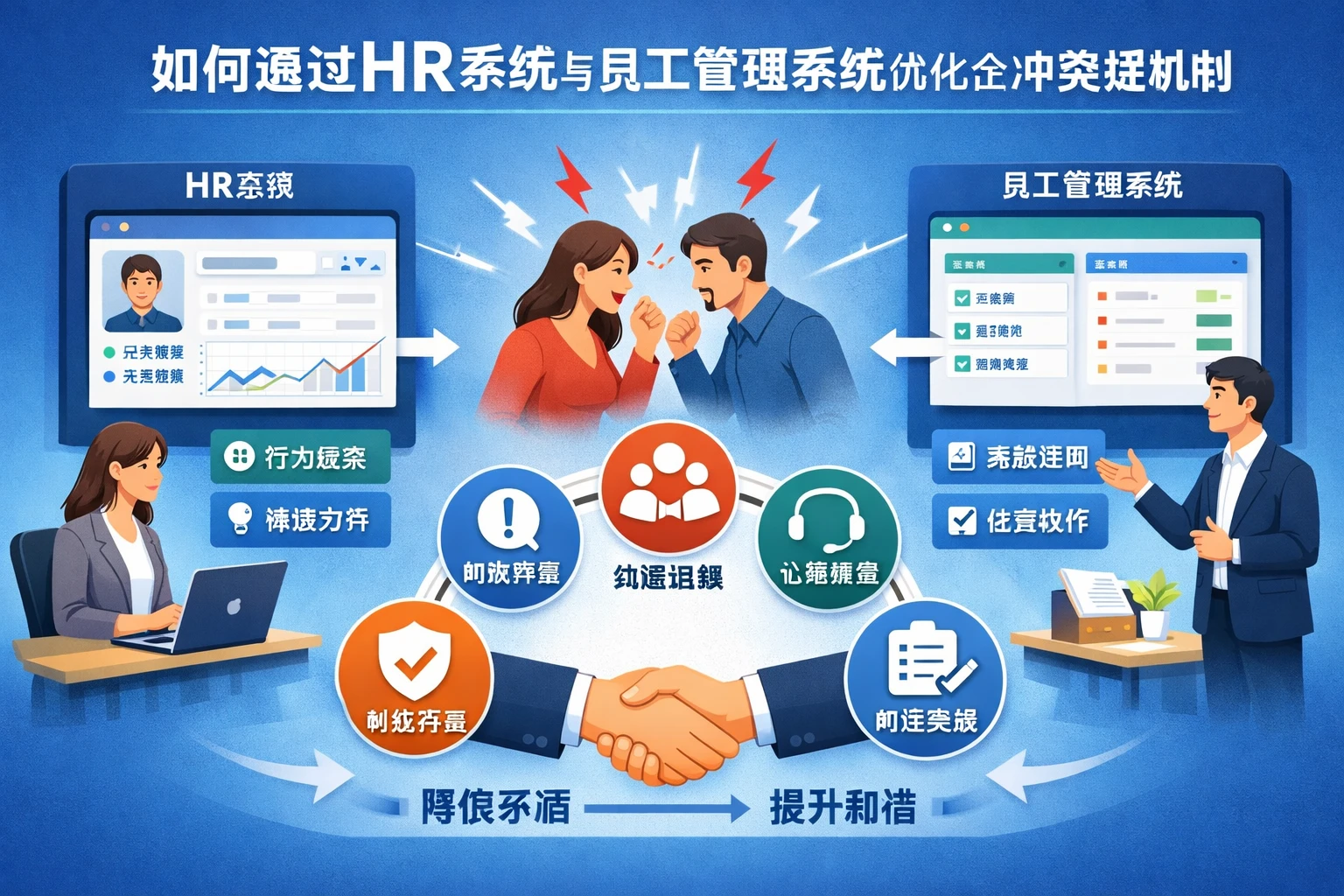 如何通过HR系统与员工管理系统优化企业冲突处理机制