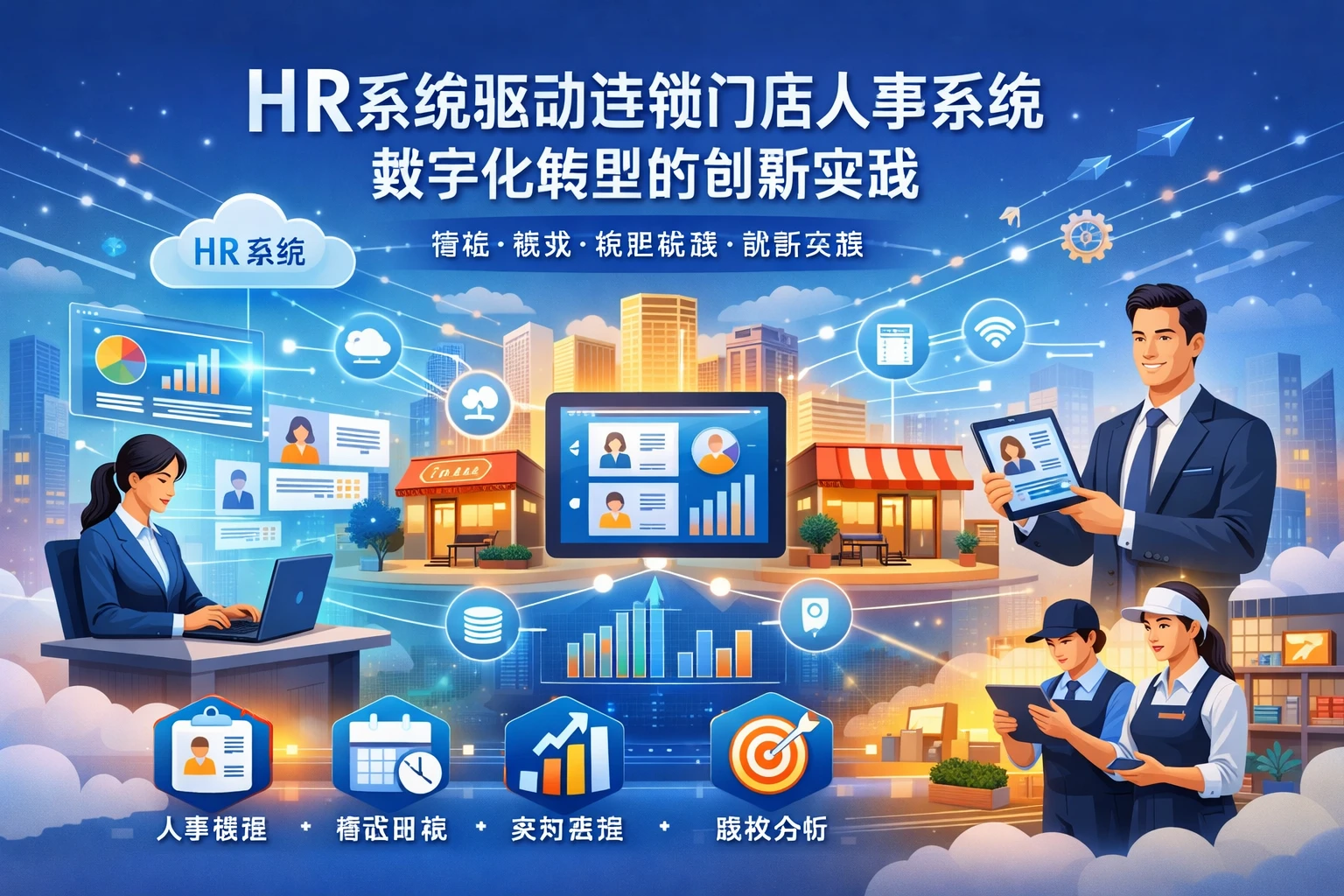 HR系统驱动连锁门店人事系统数字化转型的创新实践