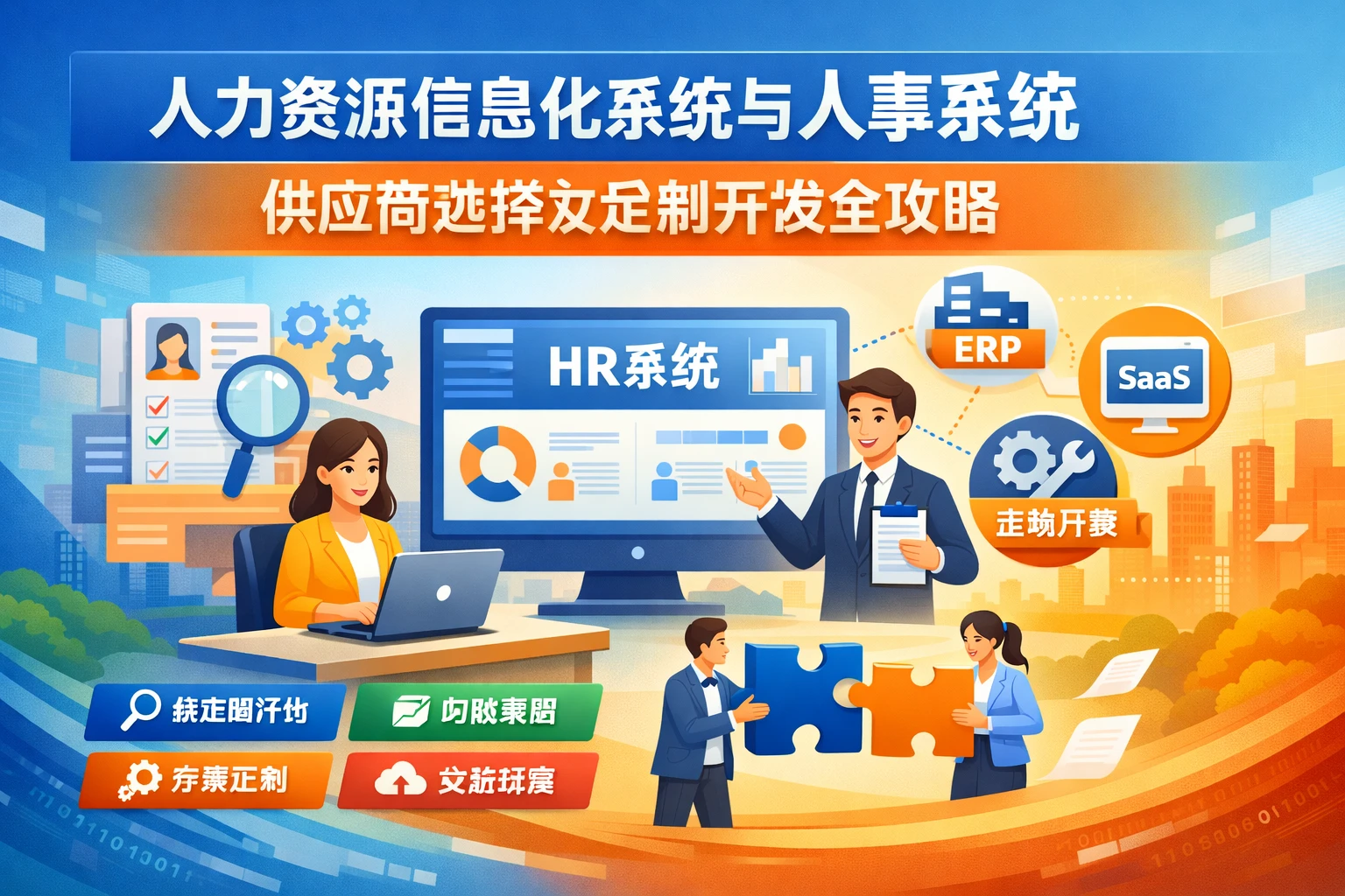 人力资源信息化系统与人事系统供应商选择及定制开发全攻略