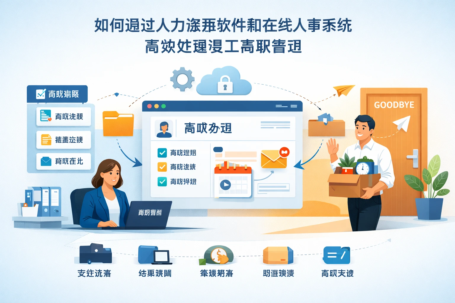 如何通过人力资源软件和在线人事系统高效处理员工离职管理