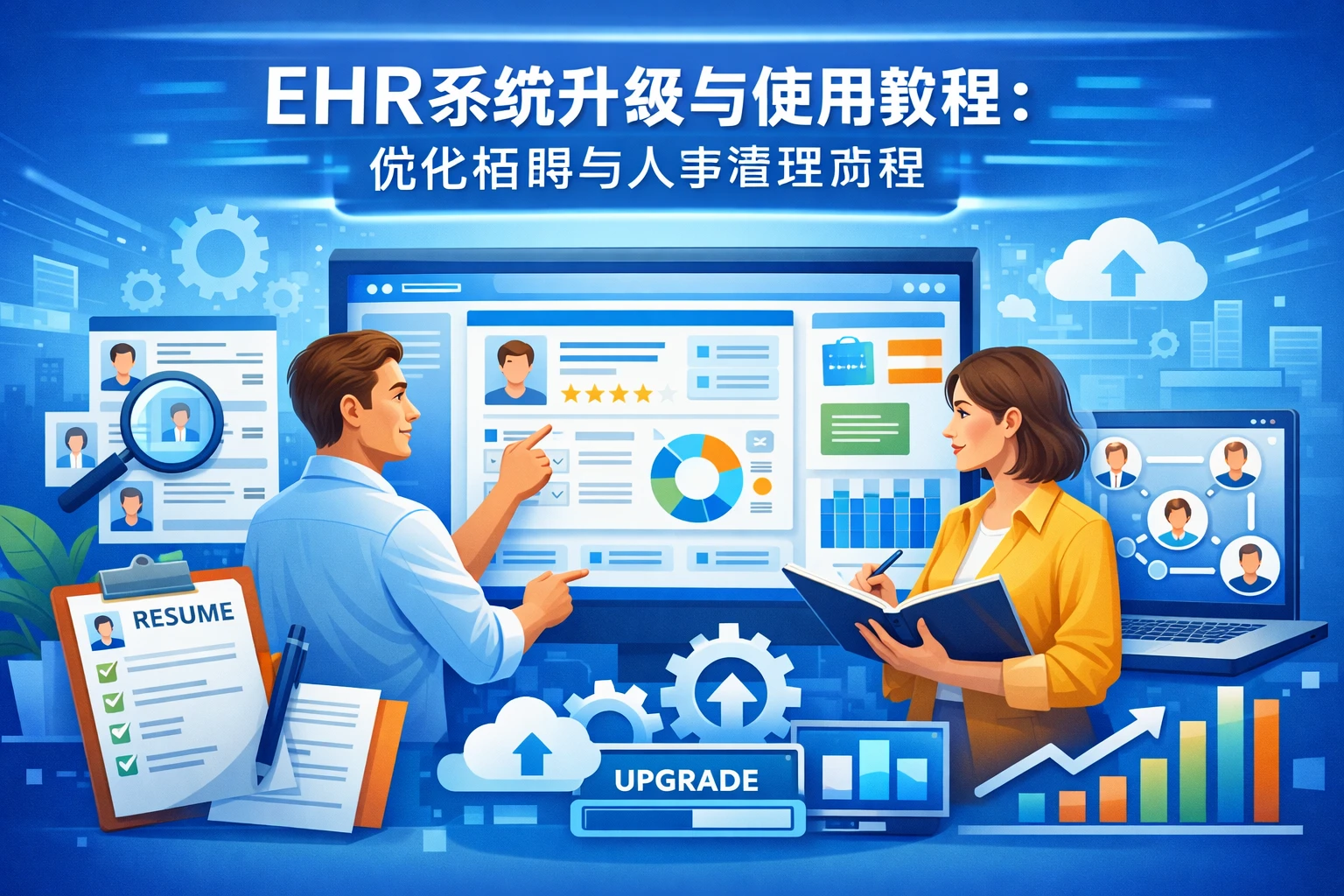 EHR系统升级与使用教程：优化招聘与人事管理流程