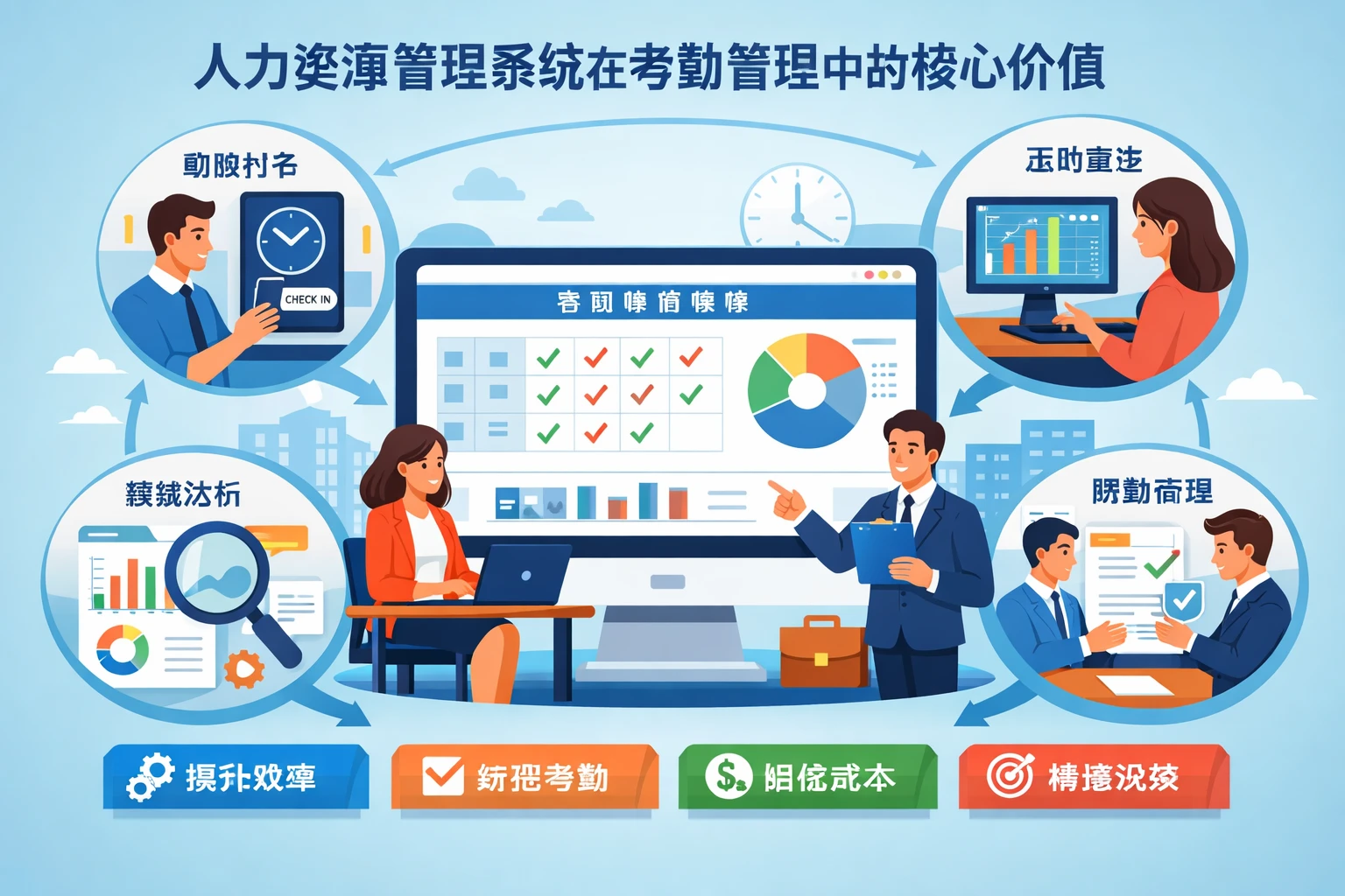 人力资源管理系统在考勤管理中的核心价值