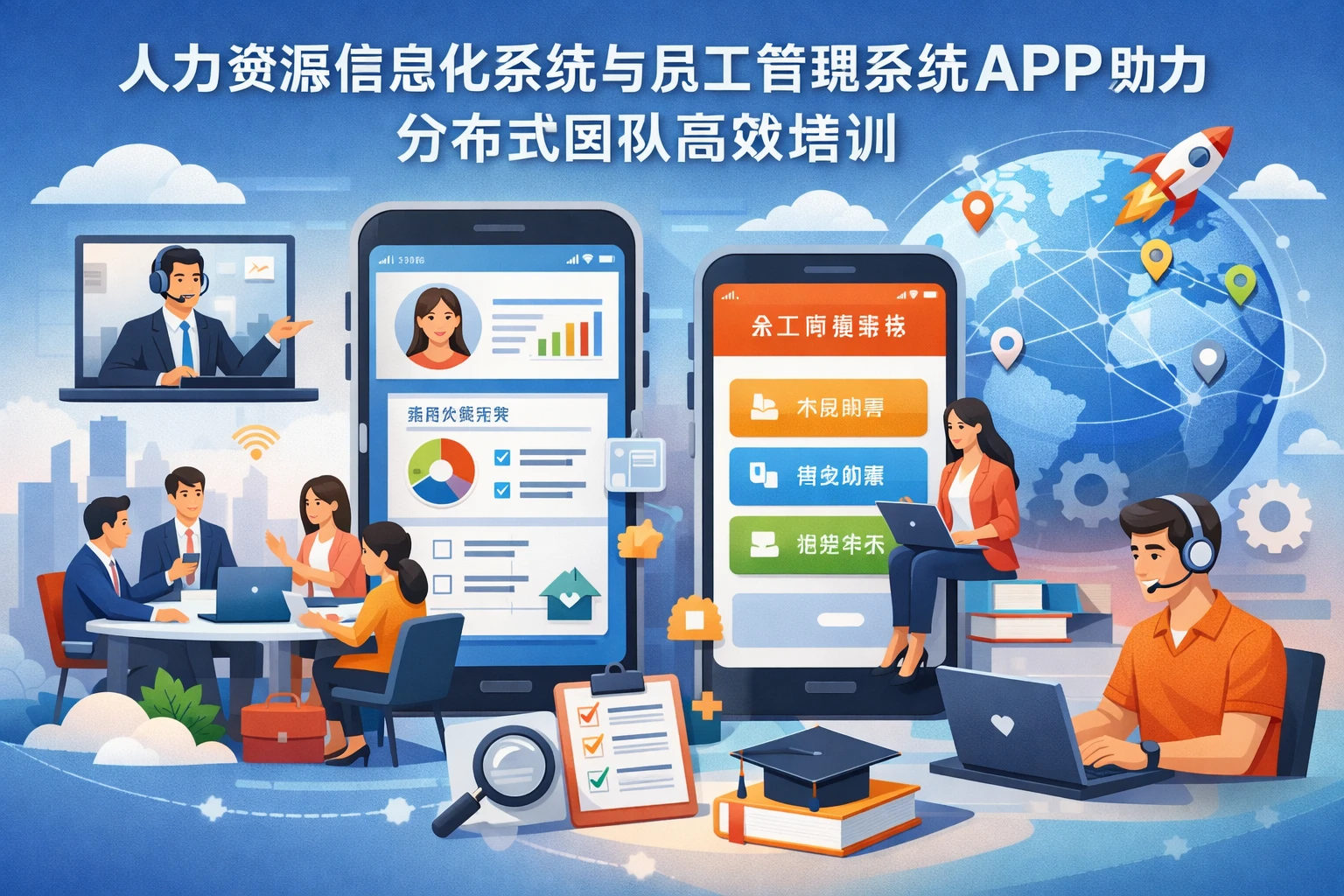 人力资源信息化系统与员工管理系统APP助力分布式团队高效培训