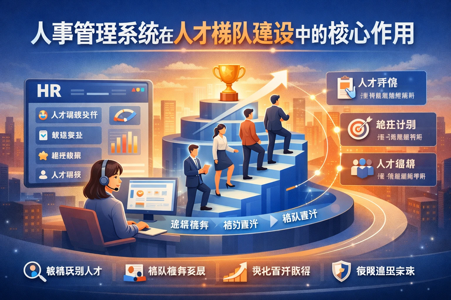 人事管理系统在人才梯队建设中的核心作用