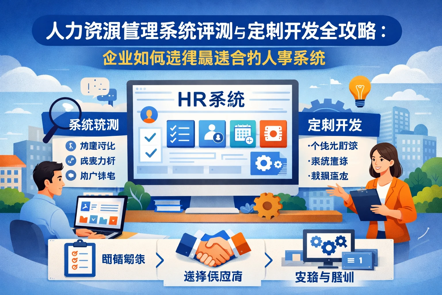 人力资源管理系统评测与定制开发全攻略：企业如何选择最适合的人事系统