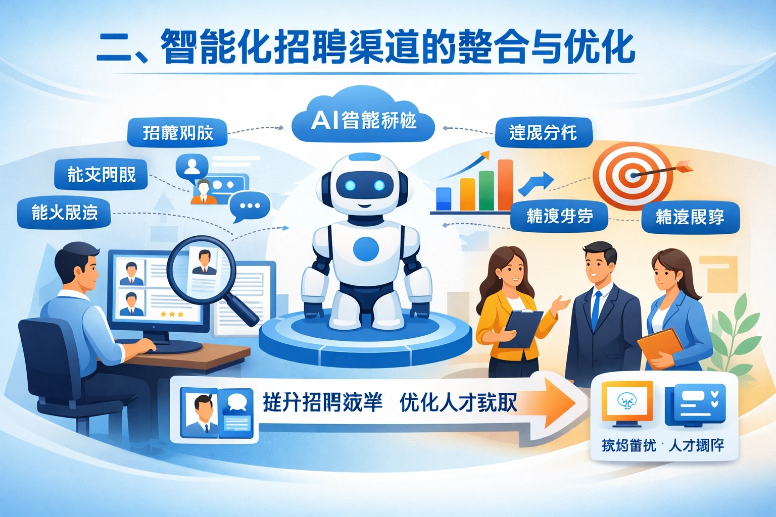 二、智能化招聘渠道的整合与优化