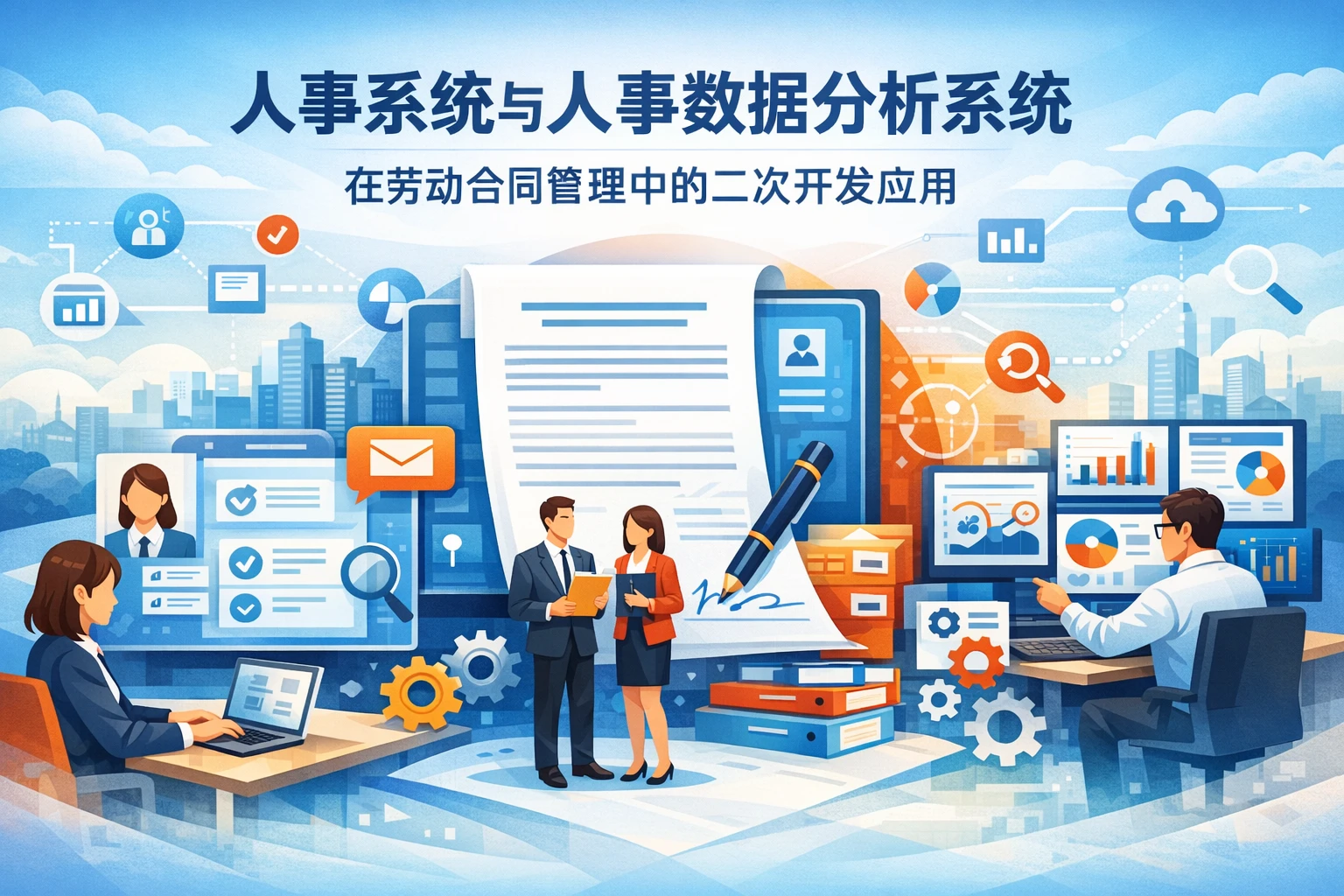 人事系统与人事数据分析系统在劳动合同管理中的二次开发应用