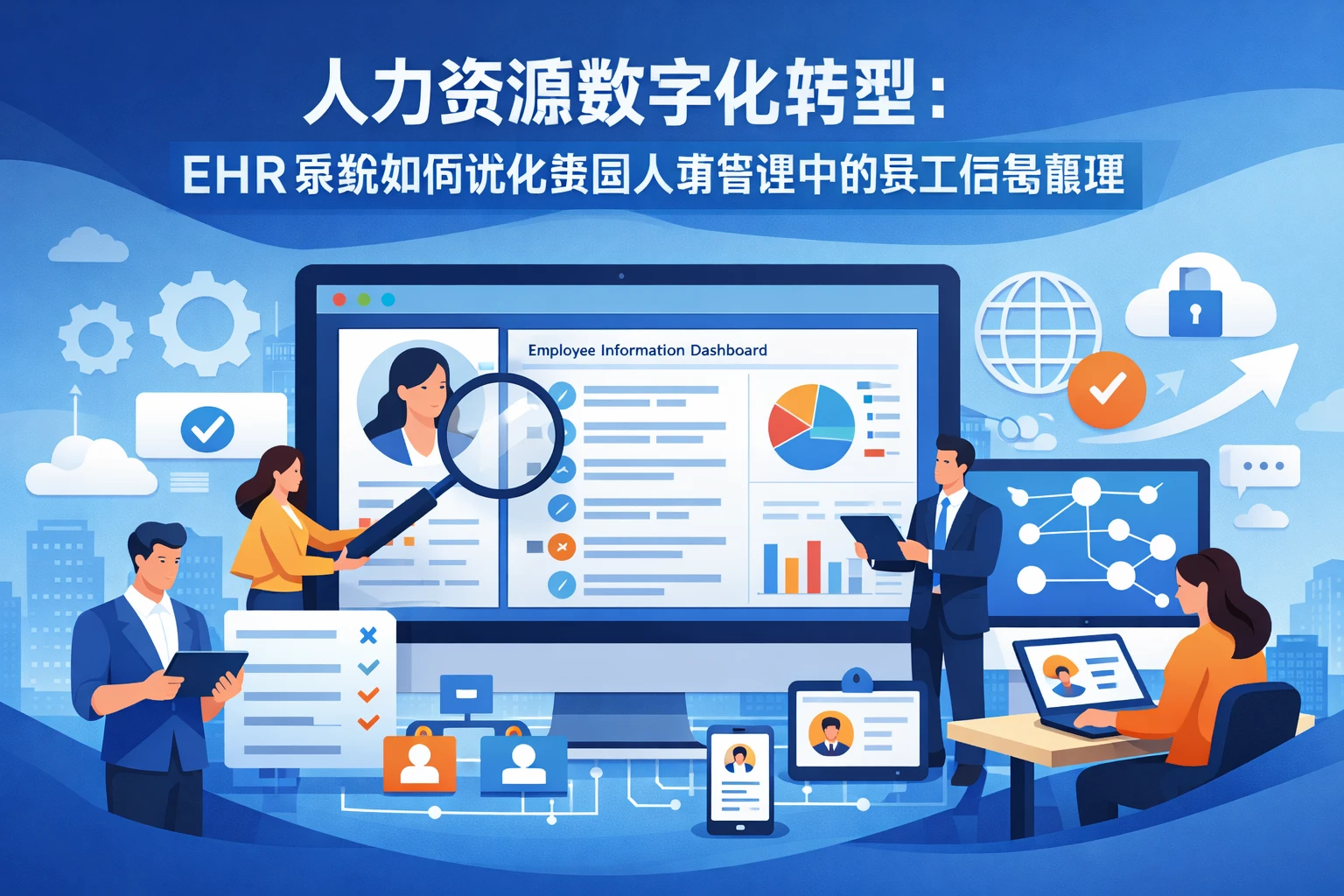 人力资源数字化转型：EHR系统如何优化集团人事管理中的员工信息管理