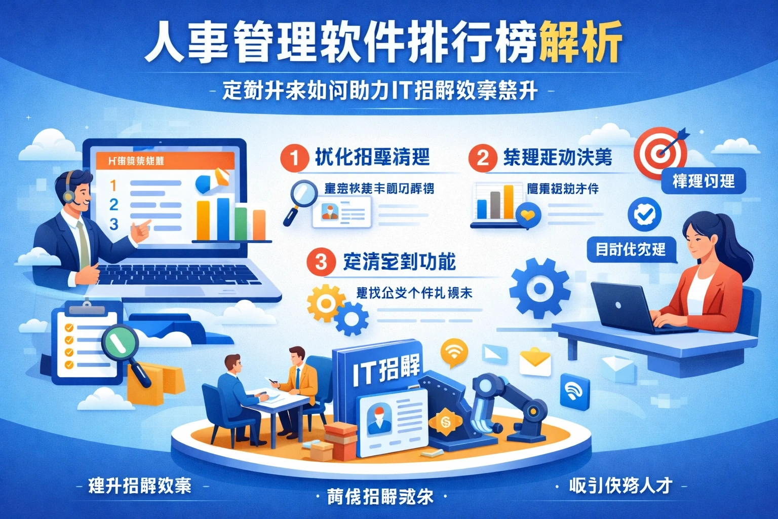 人事管理软件排行榜解析:定制开发如何助力IT招聘效率提升