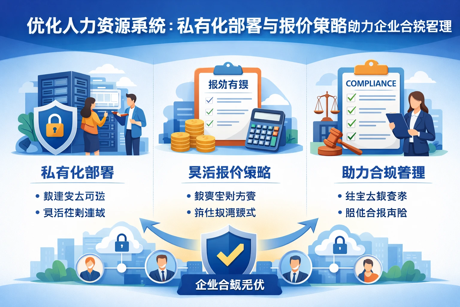 优化人力资源系统：私有化部署与报价策略助力企业合规管理