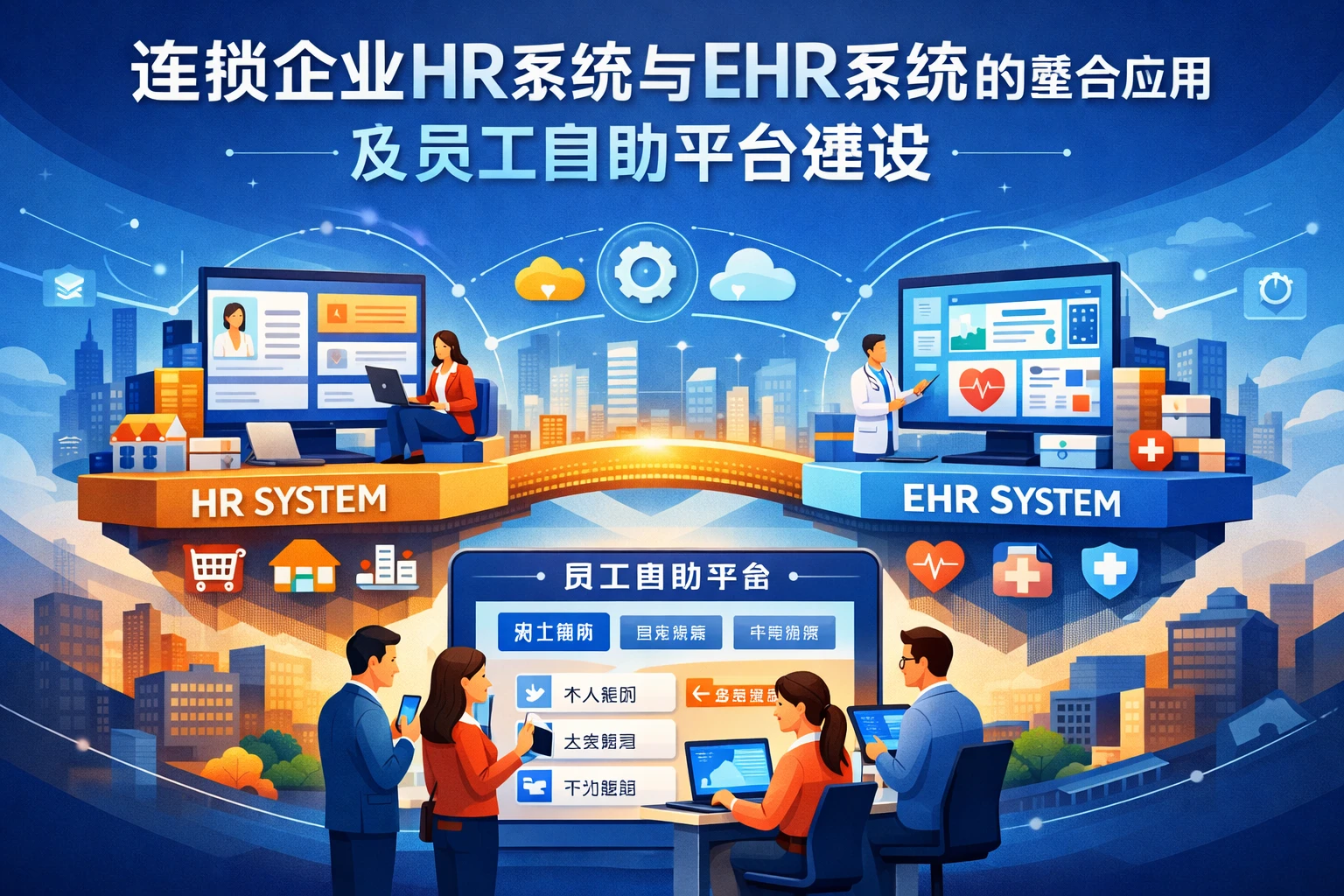 连锁企业HR系统与EHR系统的整合应用及员工自助平台建设