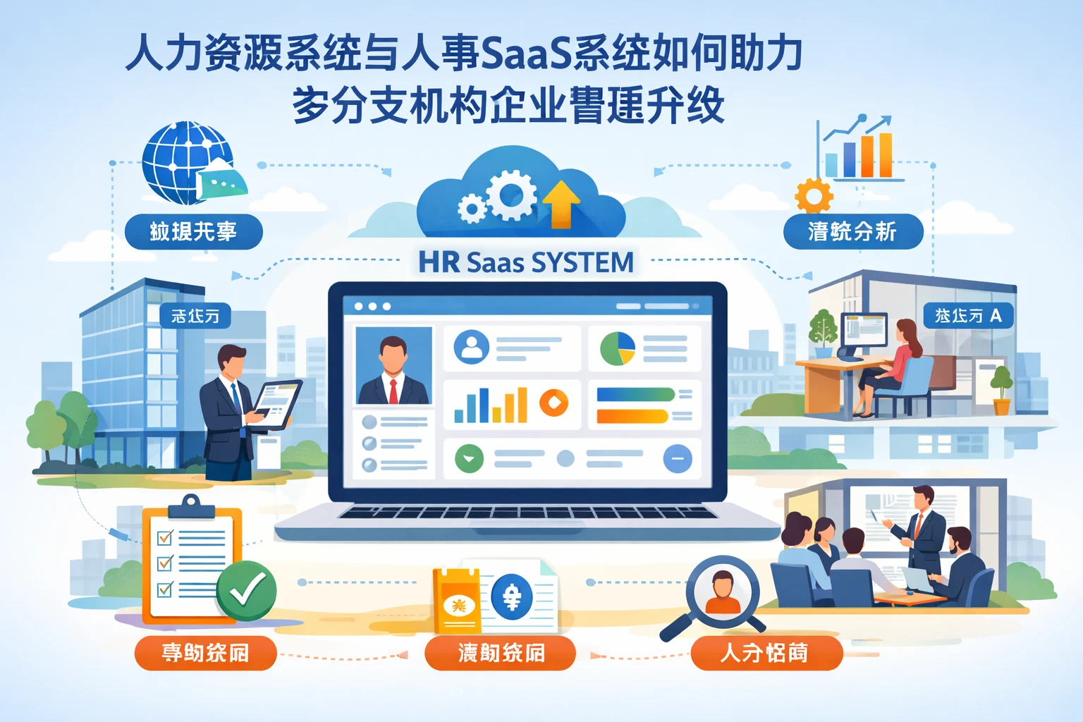 人力资源系统与人事SaaS系统如何助力多分支机构企业管理升级