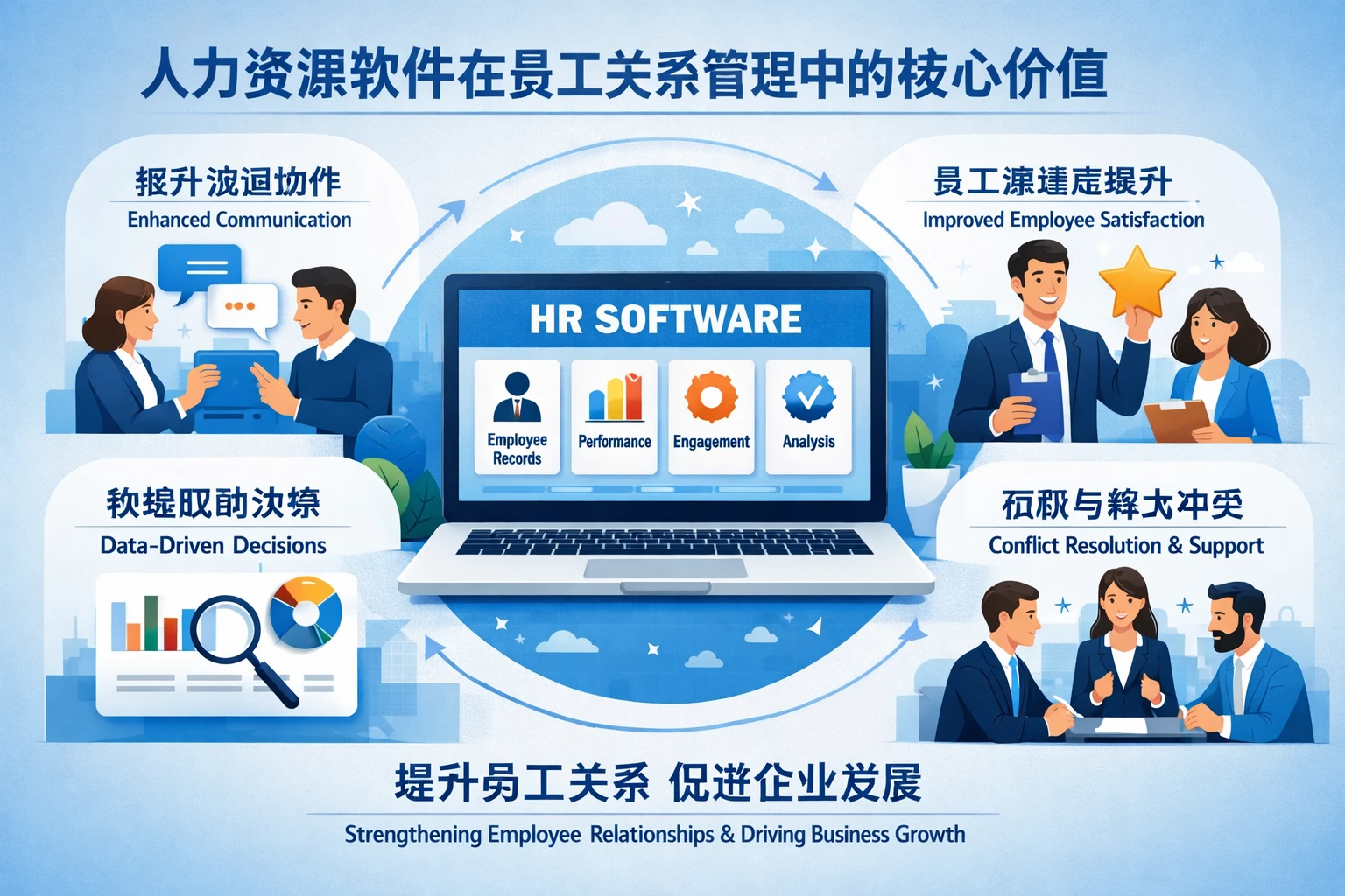 人力资源软件在员工关系管理中的核心价值
