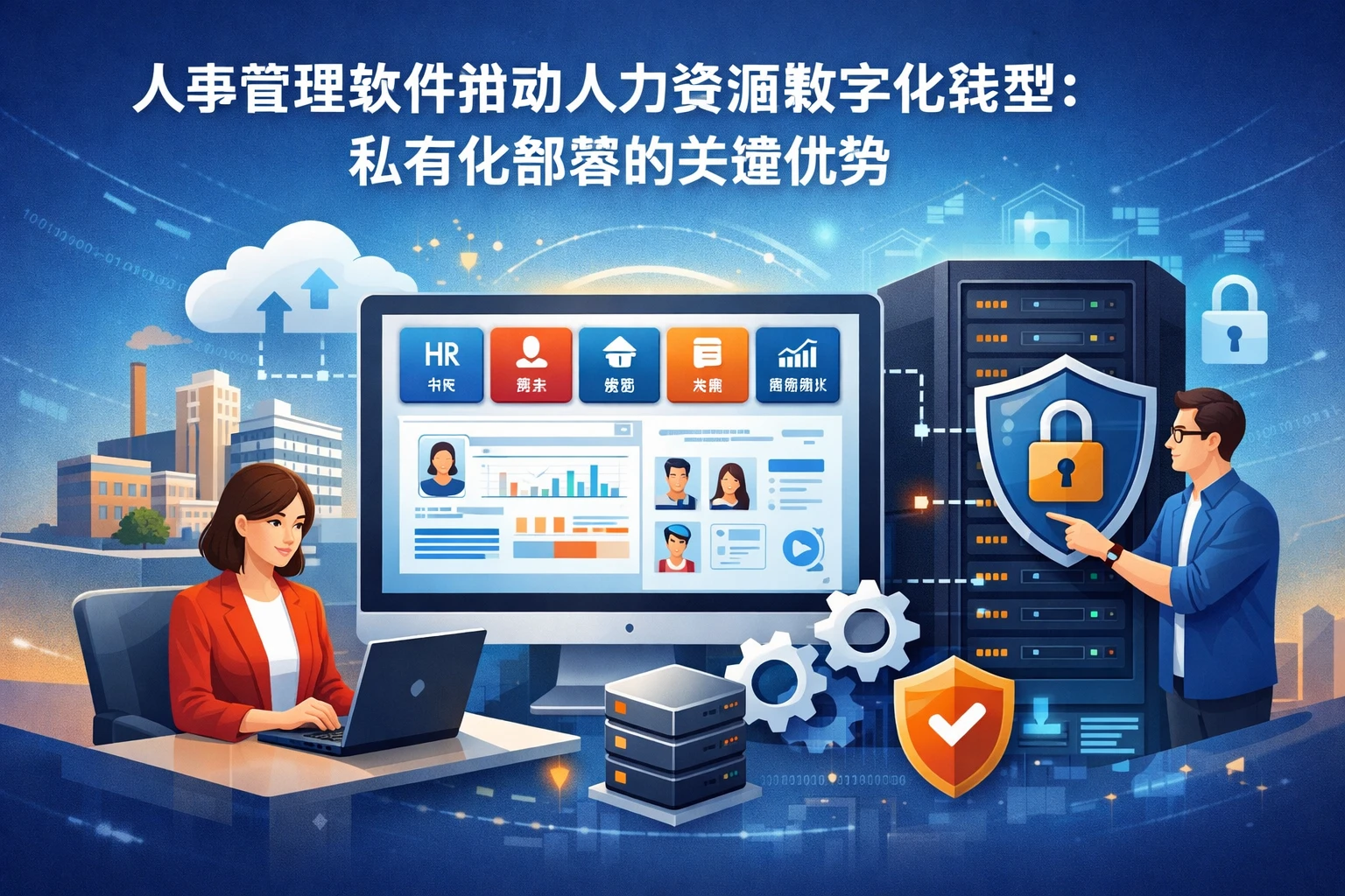 人事管理软件推动人力资源数字化转型：私有化部署的关键优势