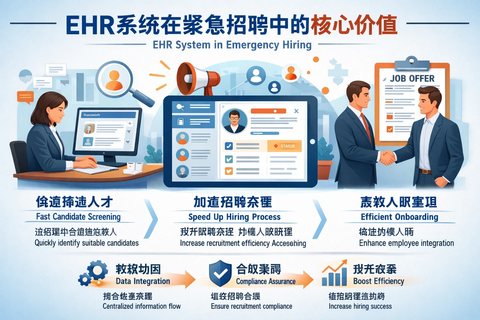 ehr系统在紧急招聘中的核心价值