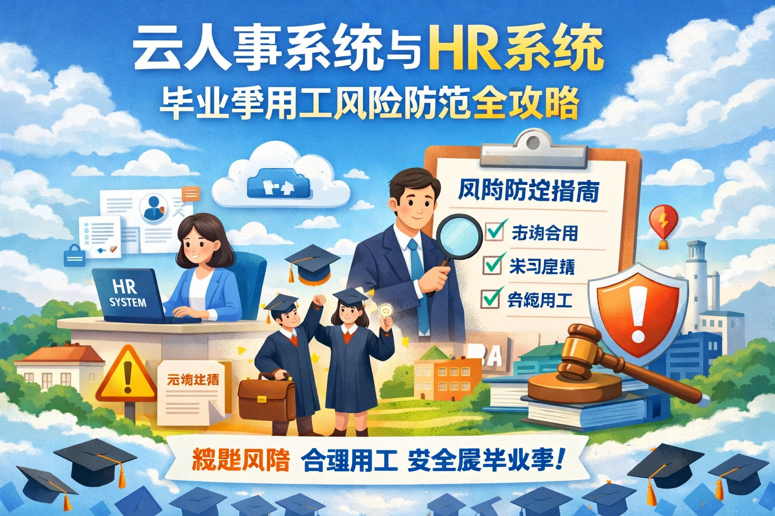 云人事系统与HR系统：毕业季用工风险防范全攻略