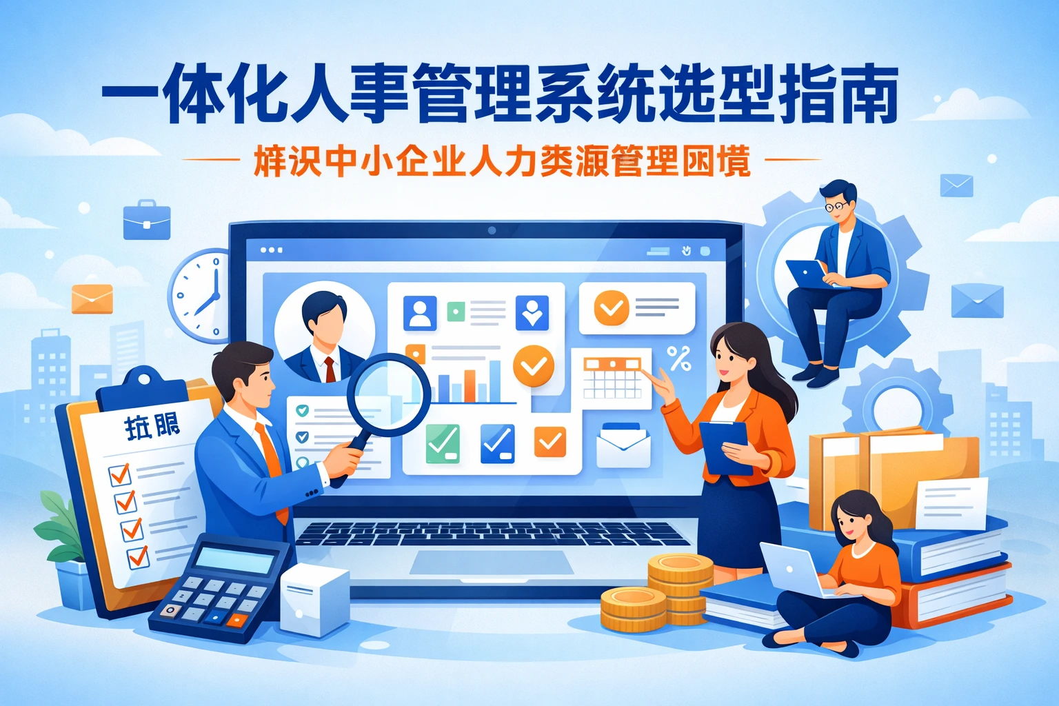 一体化人事管理系统选型指南:解决中小企业人力资源管理困境