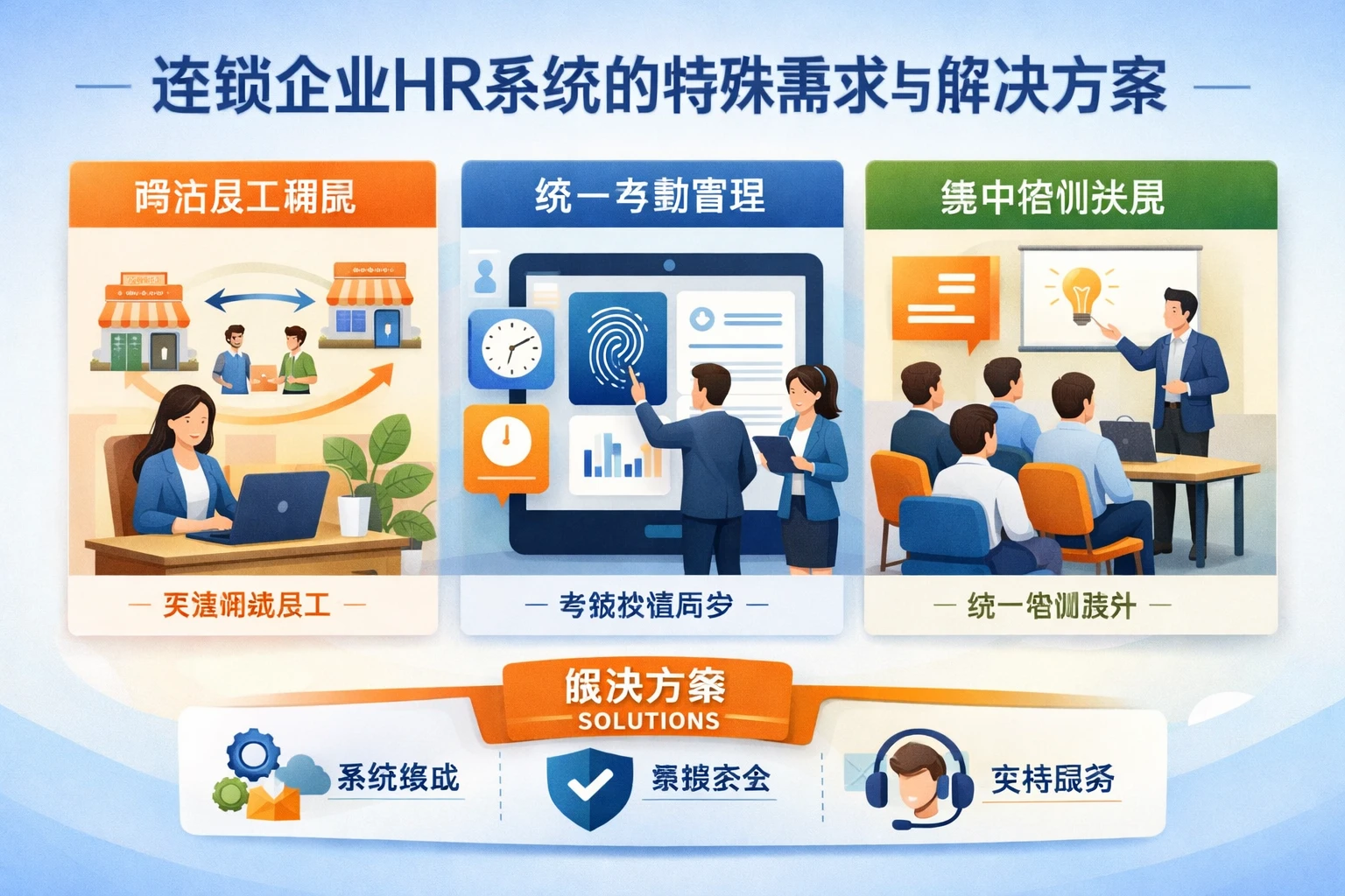 连锁企业HR系统的特殊需求与解决方案