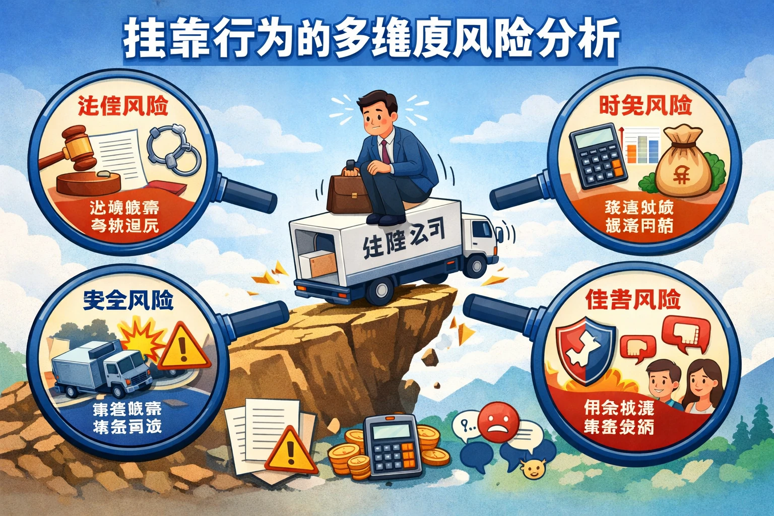 挂靠行为的多维度风险分析