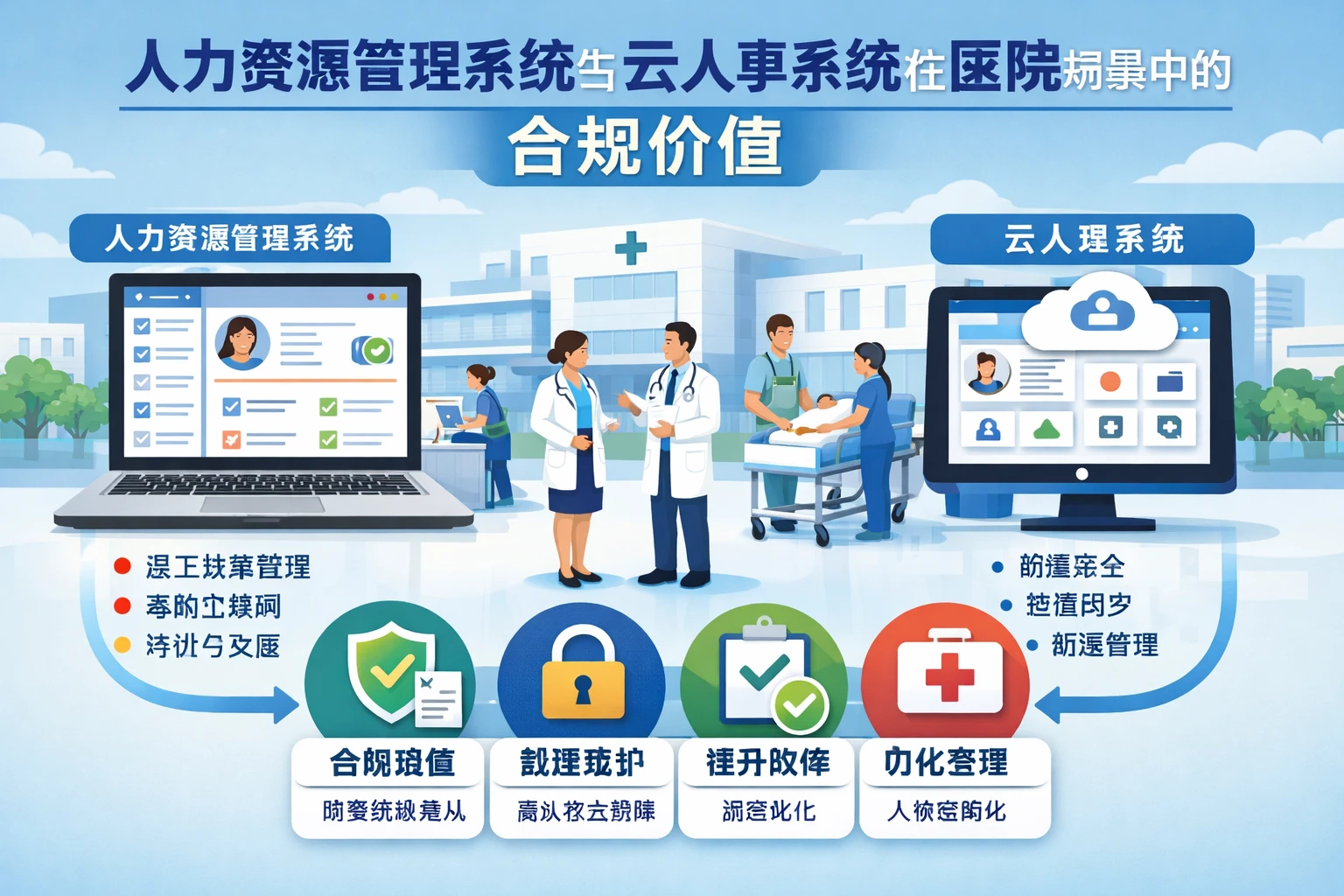人力资源管理系统与云人事系统在医院场景中的合规价值