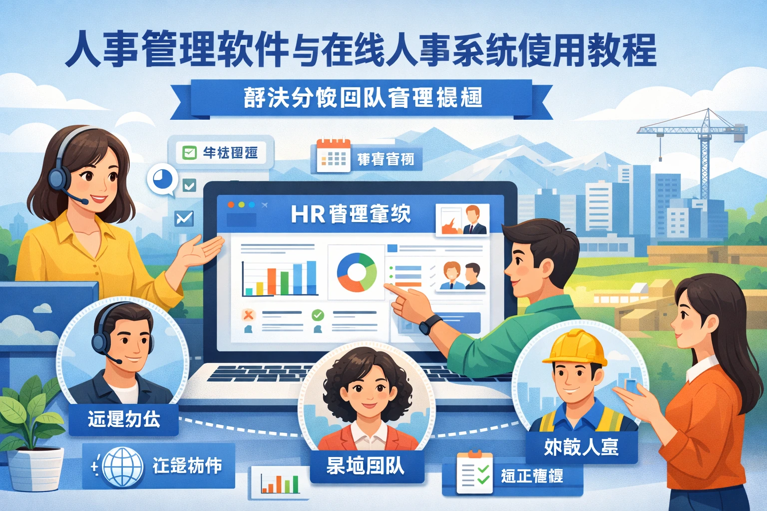 人事管理软件与在线人事系统使用教程：解决分散团队管理难题