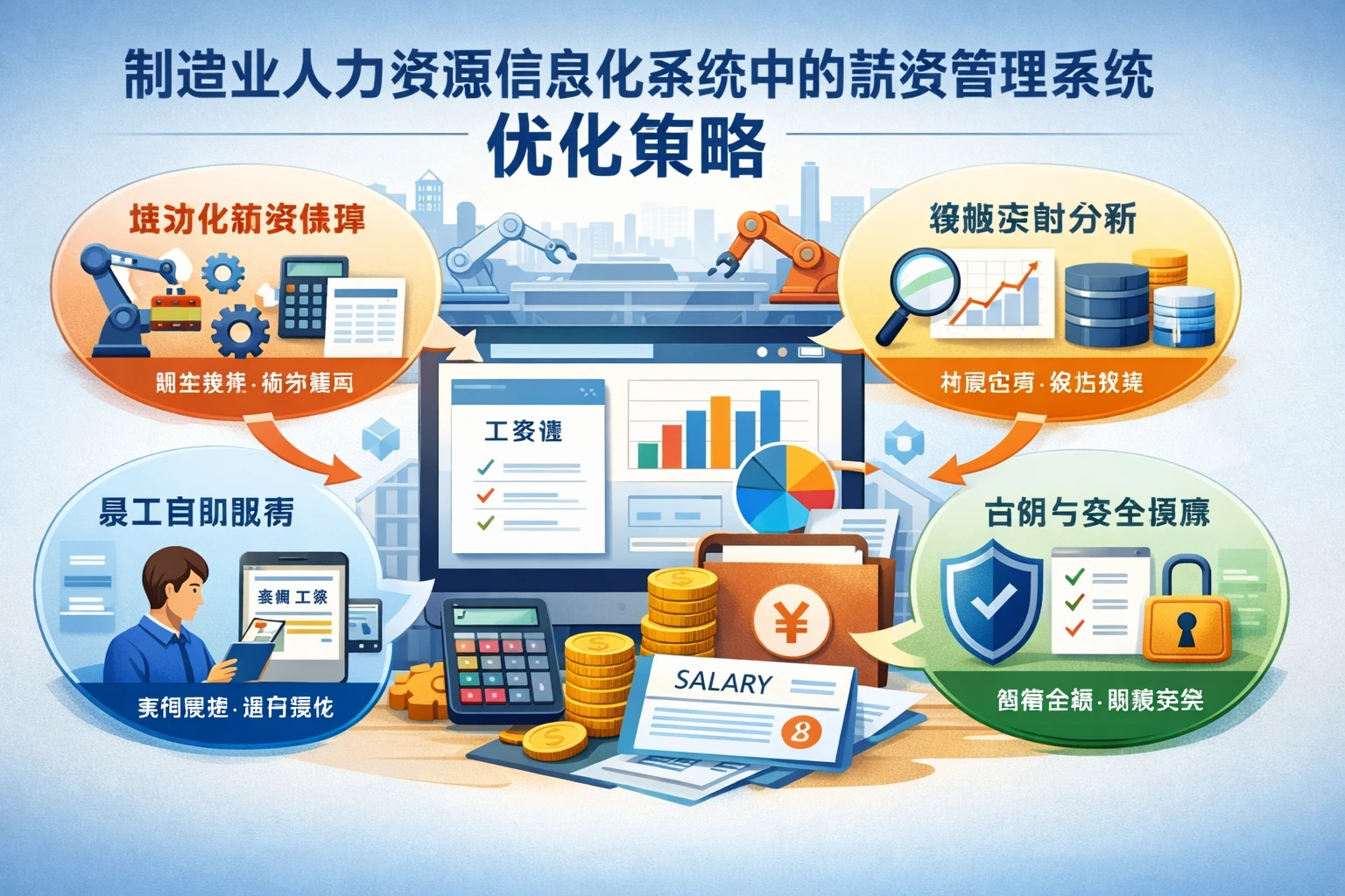 制造业人力资源信息化系统中的薪资管理系统优化策略