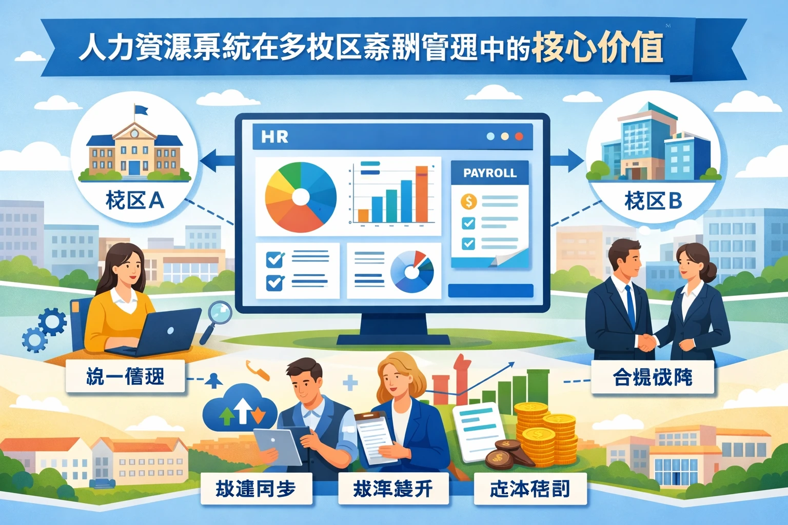 人力资源系统在多校区薪酬管理中的核心价值