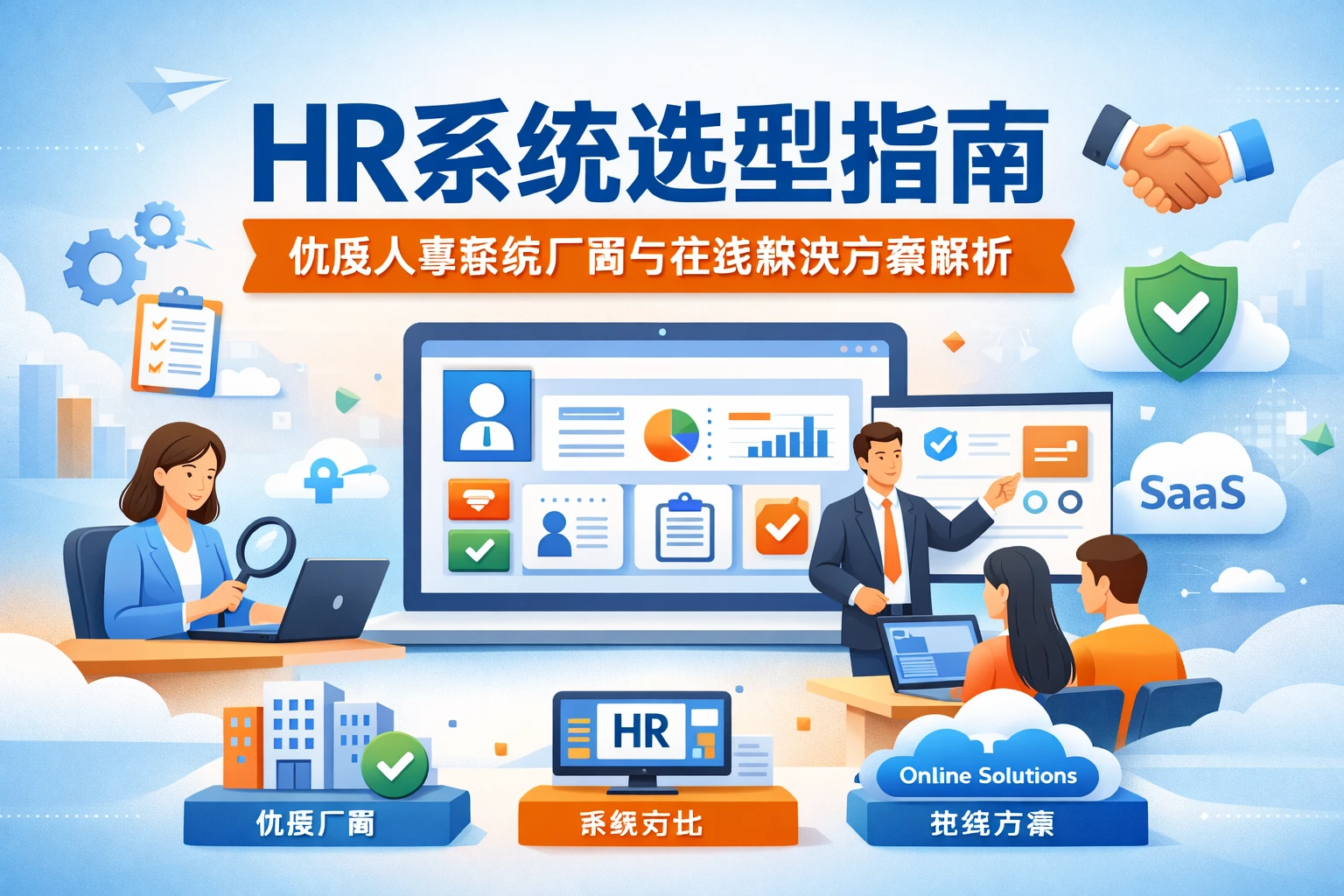 HR系统选型指南:优质人事系统厂商与在线解决方案解析