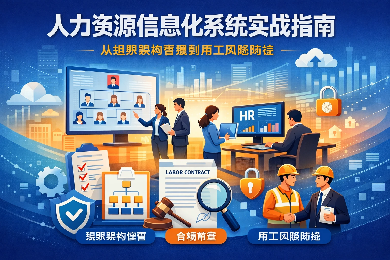 人力资源信息化系统实战指南：从组织架构管理到用工风险防控