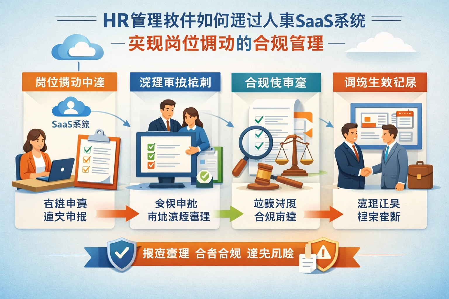 HR管理软件如何通过人事SaaS系统实现岗位调动的合规管理