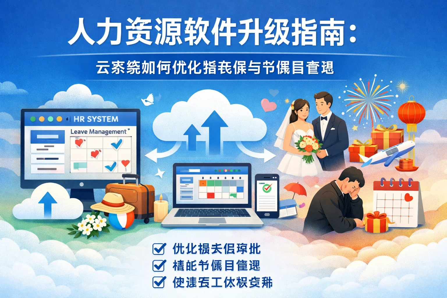 人力资源软件升级指南：云系统如何优化婚丧假与节假日管理