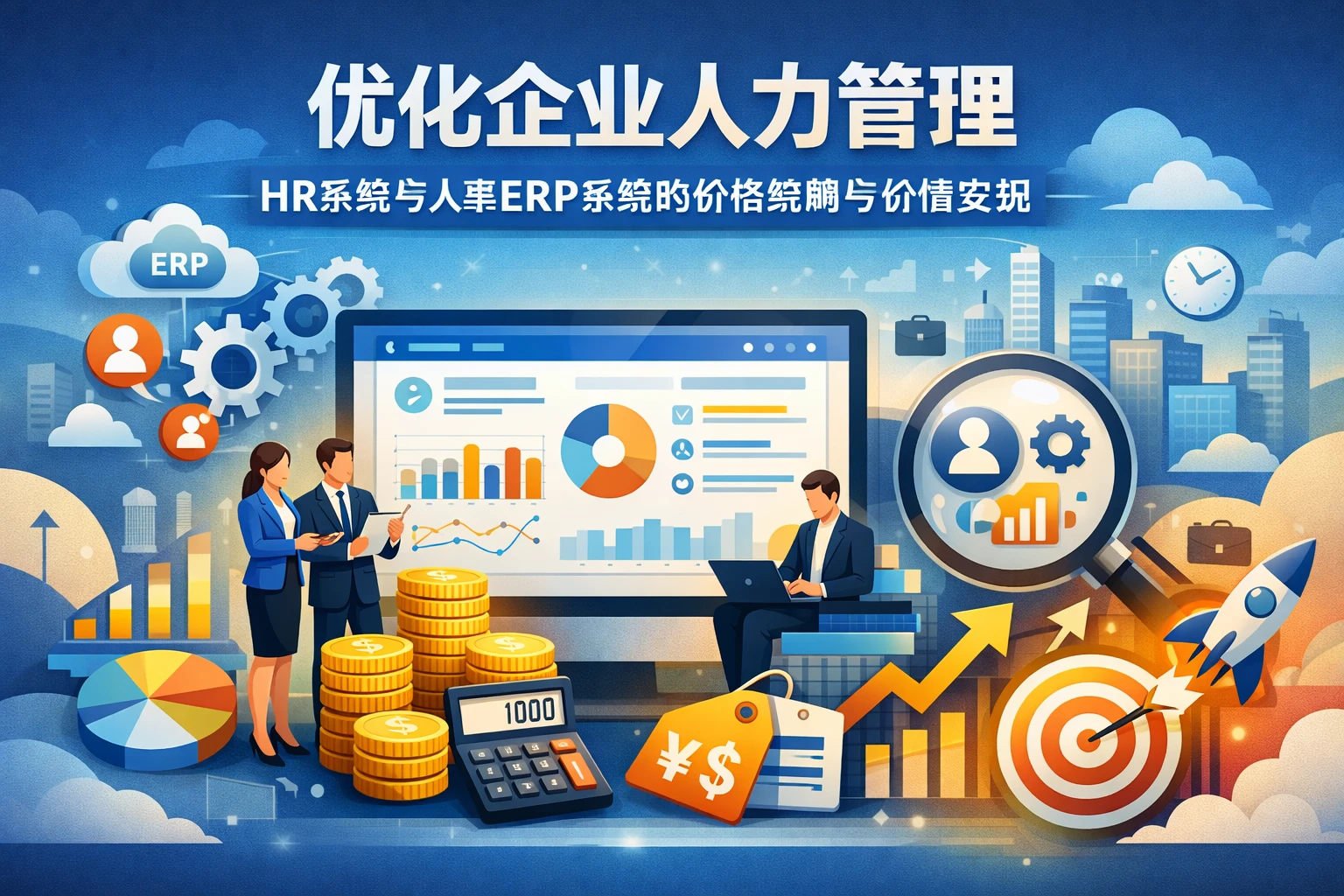 优化企业人力管理：HR系统与人事ERP系统的价格策略与价值实现