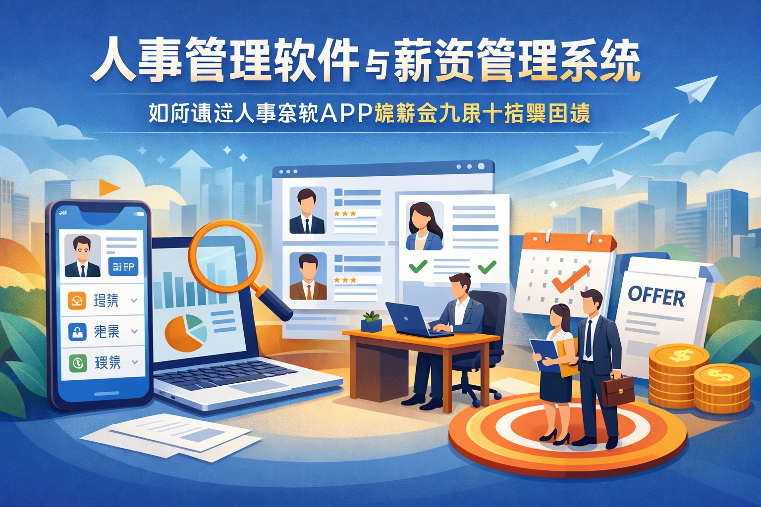 人事管理软件与薪资管理系统:如何通过人事系统APP破解金九银十招聘困境