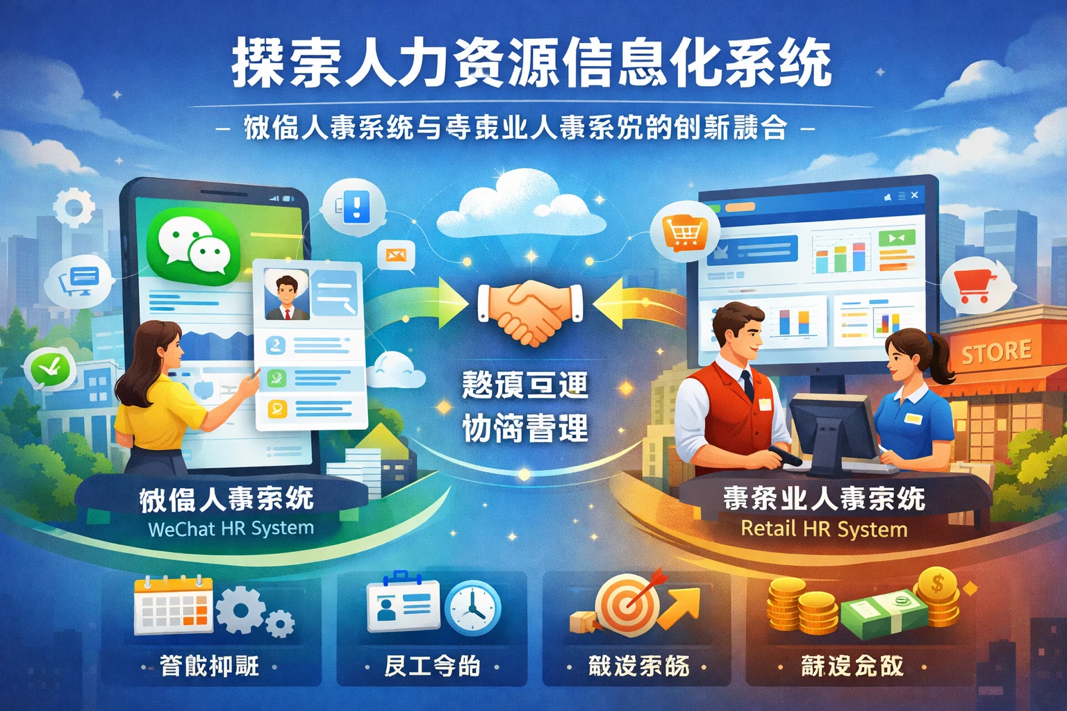 探索人力资源信息化系统：微信人事系统与零售业人事系统的创新融合