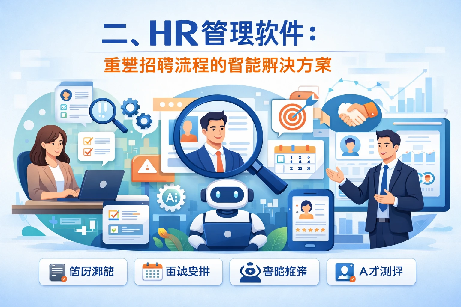 二、HR管理软件：重塑招聘流程的智能解决方案