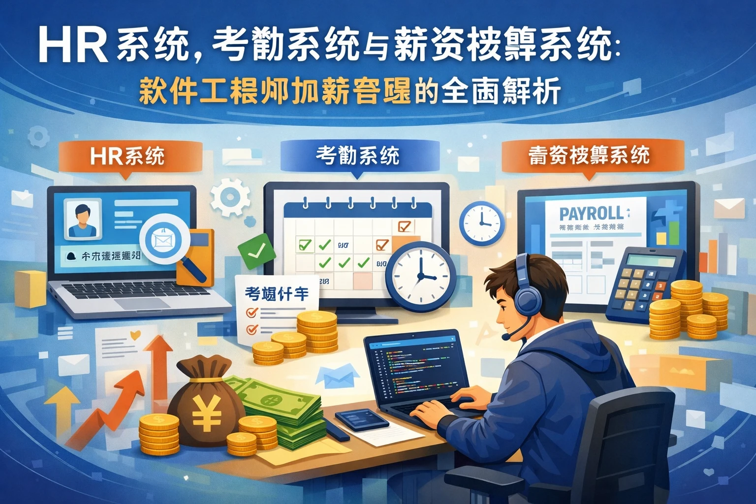HR系统、考勤系统与薪资核算系统：软件工程师加薪管理的全面解析