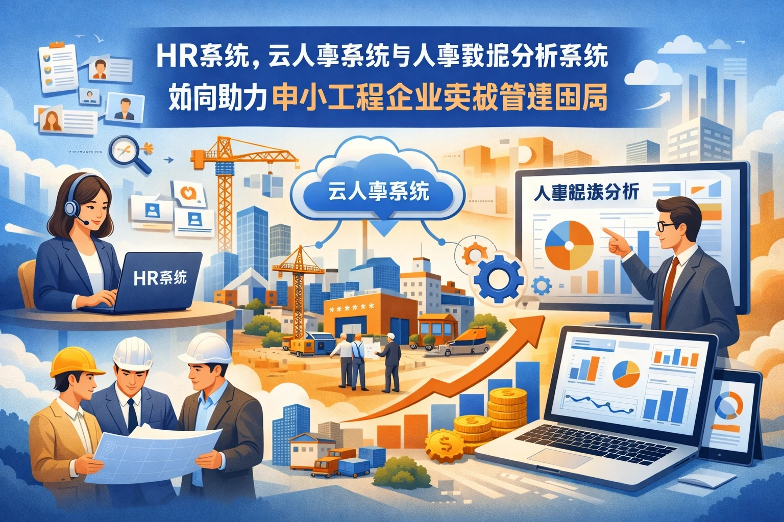 HR系统、云人事系统与人事数据分析系统如何助力中小工程企业突破管理困局