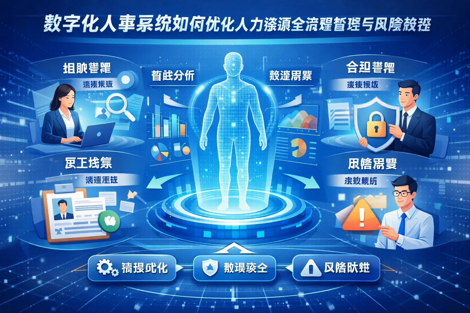 数字化人事系统如何优化人力资源全流程管理与风险防控