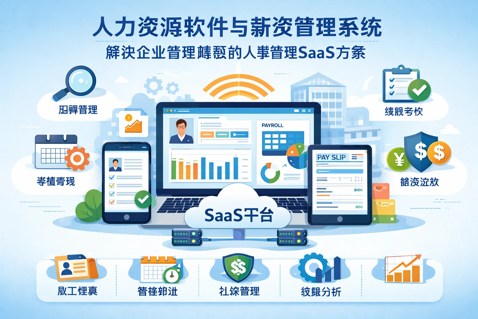 人力资源软件与薪资管理系统：解决企业管理难题的人事管理SaaS方案